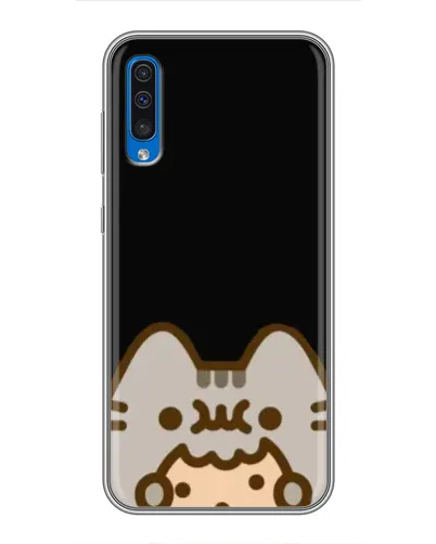 Чехол для Samsung Galaxy A50 2019 (A505F) с картинкой «Пушин на черном» Чехол для Samsung Galaxy A50 2019 (A505F) с картинкой «Пушин на черном»