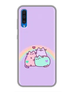 Чехол для Samsung Galaxy A50 2019 (A505F) с картинкой «Радужные Пушины» Чехол для Samsung Galaxy A50 2019 (A505F) с картинкой «Радужные Пушины»