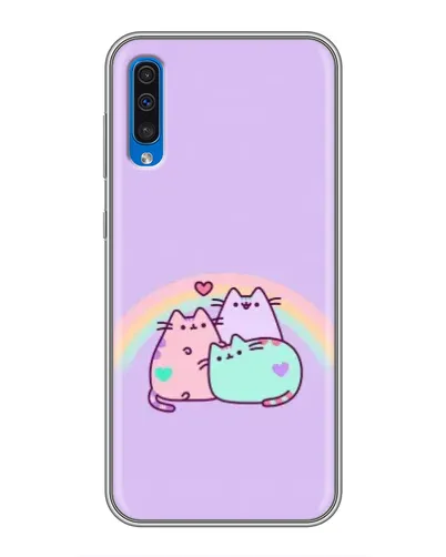 Чехол для Samsung Galaxy A50 2019 (A505F) с картинкой «Радужные Пушины» Чехол для Samsung Galaxy A50 2019 (A505F) с картинкой «Радужные Пушины»