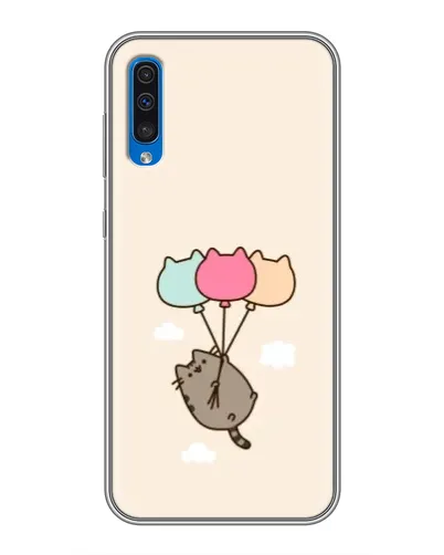 Чехол для Samsung Galaxy A50 2019 (A505F) с картинкой «Пушин на шариках» Чехол для Samsung Galaxy A50 2019 (A505F) с картинкой «Пушин на шариках»