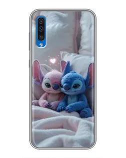 Чехол для Samsung Galaxy A50 2019 (A505F) с картинкой «Плюшевые Стич Ангел» Чехол для Samsung Galaxy A50 2019 (A505F) с картинкой «Плюшевые Стич Ангел»