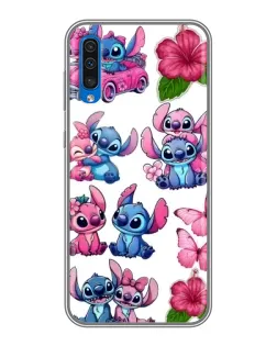 Чехол для Samsung Galaxy A50 2019 (A505F) с картинкой «Стикеры Stitch и Angel» Чехол для Samsung Galaxy A50 2019 (A505F) с картинкой «Стикеры Stitch и Angel»