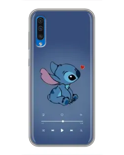 Чехол для Samsung Galaxy A50 2019 (A505F) с картинкой «Музыкальный Stitch» Чехол для Samsung Galaxy A50 2019 (A505F) с картинкой «Музыкальный Stitch»