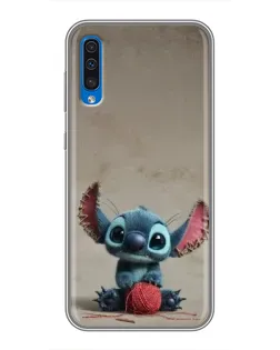 Чехол для Samsung Galaxy A50 2019 (A505F) с картинкой «Стич на коричневом фоне» Чехол для Samsung Galaxy A50 2019 (A505F) с картинкой «Стич на коричневом фоне»