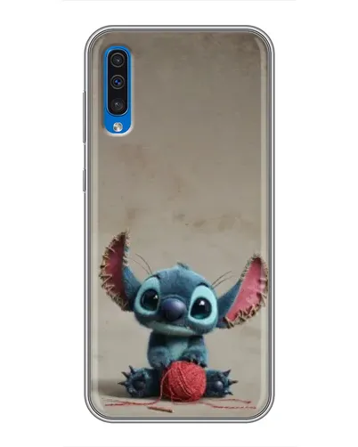 Чехол для Samsung Galaxy A50 2019 (A505F) с картинкой «Стич на коричневом фоне» Чехол для Samsung Galaxy A50 2019 (A505F) с картинкой «Стич на коричневом фоне»