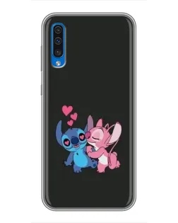 Чехол для Samsung Galaxy A50 2019 (A505F) с картинкой «Анжел целует Стича» Чехол для Samsung Galaxy A50 2019 (A505F) с картинкой «Анжел целует Стича»