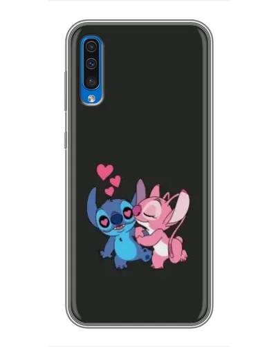Чехол для Samsung Galaxy A50 2019 (A505F) с картинкой «Анжел целует Стича» Чехол для Samsung Galaxy A50 2019 (A505F) с картинкой «Анжел целует Стича»