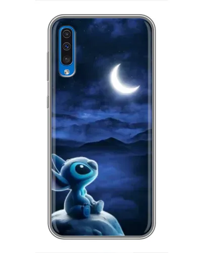 Чехол для Samsung Galaxy A50 2019 (A505F) с картинкой «Лунная ночь Стича» Чехол для Samsung Galaxy A50 2019 (A505F) с картинкой «Лунная ночь Стича»