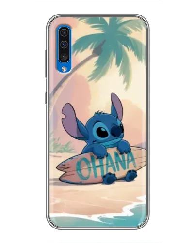 Чехол для Samsung Galaxy A50 2019 (A505F) с картинкой «Стич на серфе» Чехол для Samsung Galaxy A50 2019 (A505F) с картинкой «Стич на серфе»