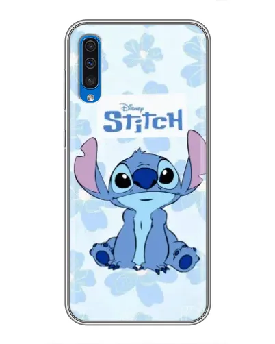 Чехол для Samsung Galaxy A50 2019 (A505F) с картинкой «Stitch среди цветов» Чехол для Samsung Galaxy A50 2019 (A505F) с картинкой «Stitch среди цветов»