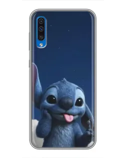 Чехол для Samsung Galaxy A50 2019 (A505F) с картинкой «Стич в облаках» Чехол для Samsung Galaxy A50 2019 (A505F) с картинкой «Стич в облаках»