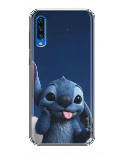 Чехол для Samsung Galaxy A50 2019 (A505F) с картинкой «Стич в облаках» Чехол для Samsung Galaxy A50 2019 (A505F) с картинкой «Стич в облаках»