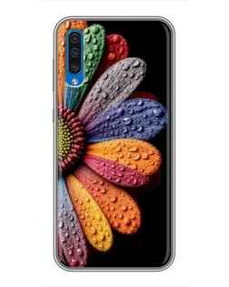 Чехол для Samsung Galaxy A50 2019 (A505F) с картинкой «Радужный цветок»