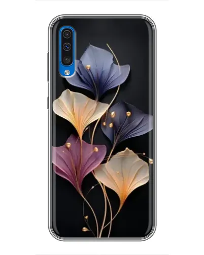 Чехол для Samsung Galaxy A50 2019 (A505F) с картинкой «Лиловые цветы грации»