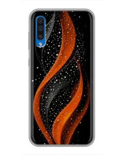 Чехол для Samsung Galaxy A50 2019 (A505F) с картинкой «Огненная звездная волна»