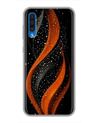 Чехол для Samsung Galaxy A50 2019 (A505F) с картинкой «Огненная звездная волна»