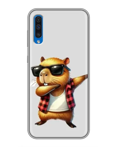 Чехол для Samsung Galaxy A50 2019 (A505F) с картинкой «Капибара рэпер даб» Чехол для Samsung Galaxy A50 2019 (A505F) с картинкой «Капибара рэпер даб»