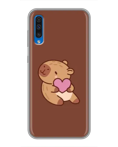 Чехол для Samsung Galaxy A50 2019 (A505F) с картинкой «Капибара с сердцем» Чехол для Samsung Galaxy A50 2019 (A505F) с картинкой «Капибара с сердцем»