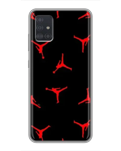 Чехол для Samsung Galaxy A51 5G (A516) с картинкой «Jordan Red Pattern»
