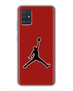 Чехол для Samsung Galaxy A51 5G (A516) с картинкой «Jordan Red Back»