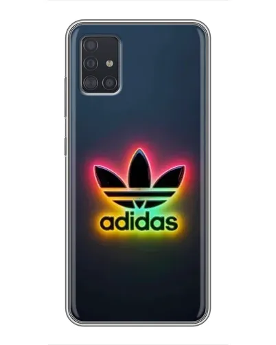 Чехол для Samsung Galaxy A51 5G (A516) с картинкой «Неоновый Adidas»