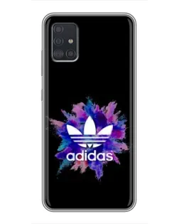 Чехол для Samsung Galaxy A51 5G (A516) с картинкой «Взрыв красок Adidas»