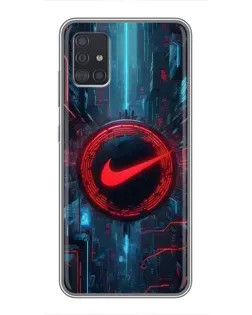 Чехол для Samsung Galaxy A51 5G (A516) с картинкой «Техногенный стиль Nike» Чехол для Samsung Galaxy A51 5G (A516) с картинкой «Техногенный стиль Nike»