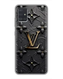 Чехол для Samsung Galaxy A51 5G (A516) с картинкой «Кожаная текстура LV»
