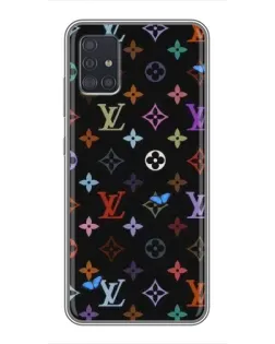 Чехол для Samsung Galaxy A51 5G (A516) с картинкой «Цветная монограмма LV»