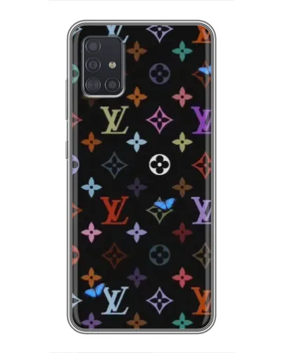 Чехол для Samsung Galaxy A51 5G (A516) с картинкой «Цветная монограмма LV» Чехол для Samsung Galaxy A51 5G (A516) с картинкой «Цветная монограмма LV»