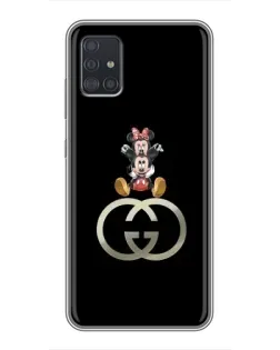 Чехол для Samsung Galaxy A51 5G (A516) с картинкой «Минни Маус на лого»