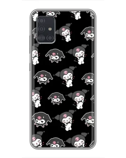 Чехол для Samsung Galaxy A51 5G (A516) с картинкой «Черный паттерн Kuromi» Чехол для Samsung Galaxy A51 5G (A516) с картинкой «Черный паттерн Kuromi»