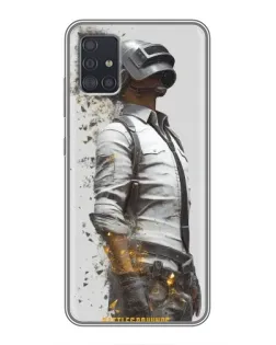 Чехол для Samsung Galaxy A51 5G (A516) с картинкой «PUBG — боец в пыли»