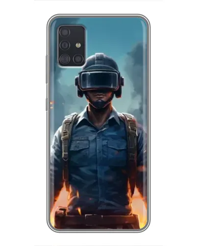Чехол для Samsung Galaxy A51 5G (A516) с картинкой «PUBG — реалистичный герой» Чехол для Samsung Galaxy A51 5G (A516) с картинкой «PUBG — реалистичный герой»