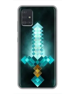 Чехол для Samsung Galaxy A51 5G (A516) с картинкой «Алмазный меч неон» Чехол для Samsung Galaxy A51 5G (A516) с картинкой «Алмазный меч неон»