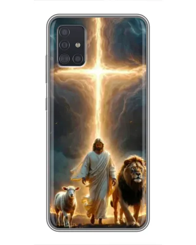 Чехол для Samsung Galaxy A51 5G (A516) с картинкой «Лев Иуды и Свет» Чехол для Samsung Galaxy A51 5G (A516) с картинкой «Лев Иуды и Свет»