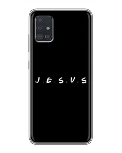 Чехол для Samsung Galaxy A51 5G (A516) с картинкой «Точки веры J.E.S.U.S.»