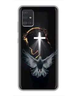 Чехол для Samsung Galaxy A51 5G (A516) с картинкой «Голубь и Свет»
