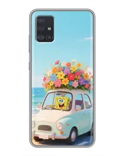 Чехол для Samsung Galaxy A51 5G (A516) с картинкой «Автомобильное путешествие»