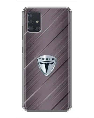 Чехол для Samsung Galaxy A51 5G (A516) с картинкой «Металлическая текстура Tesla» Чехол для Samsung Galaxy A51 5G (A516) с картинкой «Металлическая текстура Tesla»