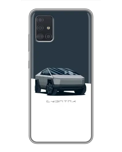 Чехол для Samsung Galaxy A51 5G (A516) с картинкой «Серебристый Cybertruck Tesla» Чехол для Samsung Galaxy A51 5G (A516) с картинкой «Серебристый Cybertruck Tesla»