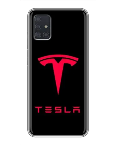 Чехол для Samsung Galaxy A51 5G (A516) с картинкой «Tesla Red Logo» Чехол для Samsung Galaxy A51 5G (A516) с картинкой «Tesla Red Logo»