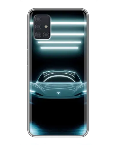 Чехол для Samsung Galaxy A51 5G (A516) с картинкой «Tesla в неоне» Чехол для Samsung Galaxy A51 5G (A516) с картинкой «Tesla в неоне»