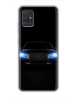 Чехол для Samsung Galaxy A51 5G (A516) с картинкой «Audi в неоне» Чехол для Samsung Galaxy A51 5G (A516) с картинкой «Audi в неоне»