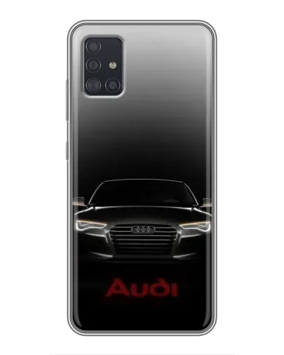 Чехол для Samsung Galaxy A51 5G (A516) с картинкой «Audi — градиентный контур» Чехол для Samsung Galaxy A51 5G (A516) с картинкой «Audi — градиентный контур»
