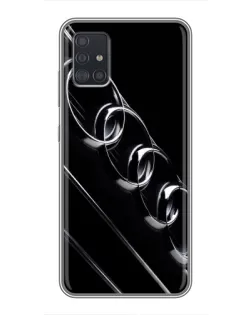 Чехол для Samsung Galaxy A51 5G (A516) с картинкой «Audi — абстрактные кольца» Чехол для Samsung Galaxy A51 5G (A516) с картинкой «Audi — абстрактные кольца»