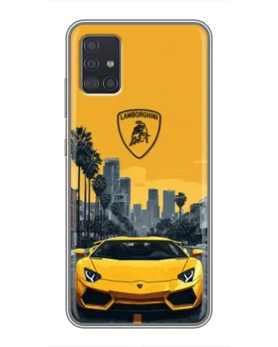 Чехол для Samsung Galaxy A51 5G (A516) с картинкой «Желтый Lamborghini город» Чехол для Samsung Galaxy A51 5G (A516) с картинкой «Желтый Lamborghini город»