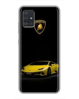 Чехол для Samsung Galaxy A51 5G (A516) с картинкой «Lamborghini желтый акцент» Чехол для Samsung Galaxy A51 5G (A516) с картинкой «Lamborghini желтый акцент»