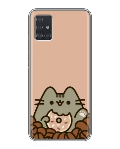 Чехол для Samsung Galaxy A51 5G (A516) с картинкой «Кофейный Пушин»