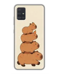 Чехол для Samsung Galaxy A51 5G (A516) с картинкой «Башня из капибар» Чехол для Samsung Galaxy A51 5G (A516) с картинкой «Башня из капибар»